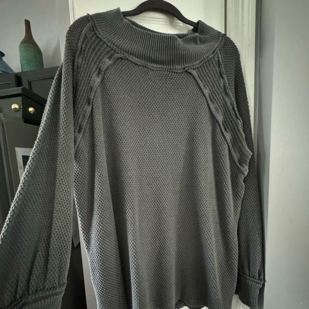 RESERVED - please do not purchase - Free People cozy distressed sweater